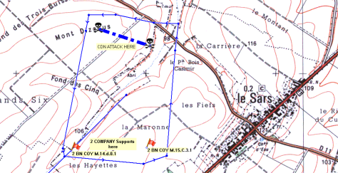 2nd in the Battle of the Somme, October 7, 1916
