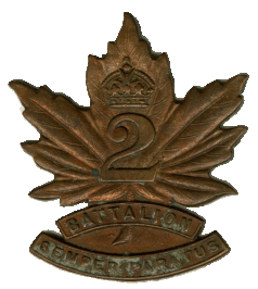 2nd Battalion, Canadian Expeditionary Force Cap Badge