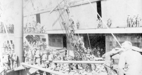 Aboard the RMS Metagama.