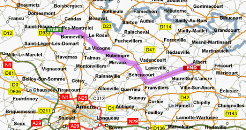 Map Fieffes to Albert