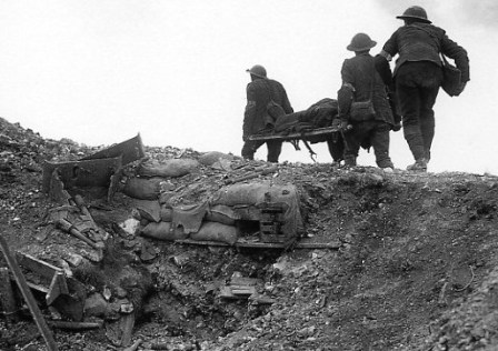 Somme British stretcher bearers