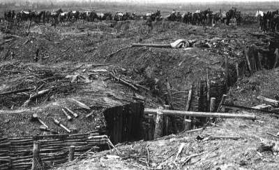Trench abandoned german trench- messines