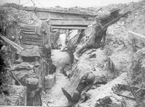 trenches again German