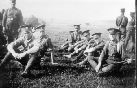 West Sandling21st Bn. company at drill